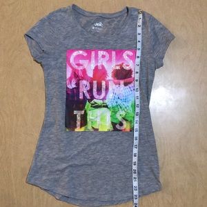 Justice girl’s sz12 heather gray t-shirt
